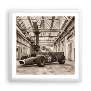 Poszter fekete keretben - A győztes pihenője - 50x50 cm