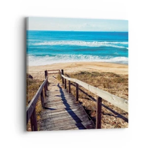 Vászonkép - Fuss! - 40x40 cm