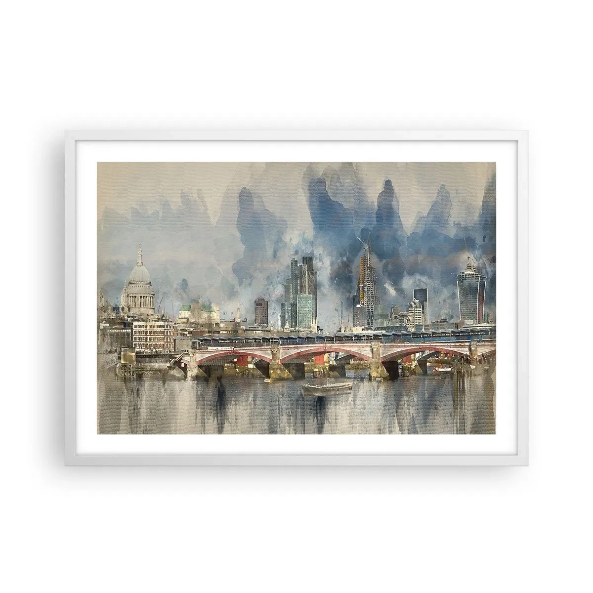 Poszter fekete keretben - London teljes pompájában - 70x50 cm