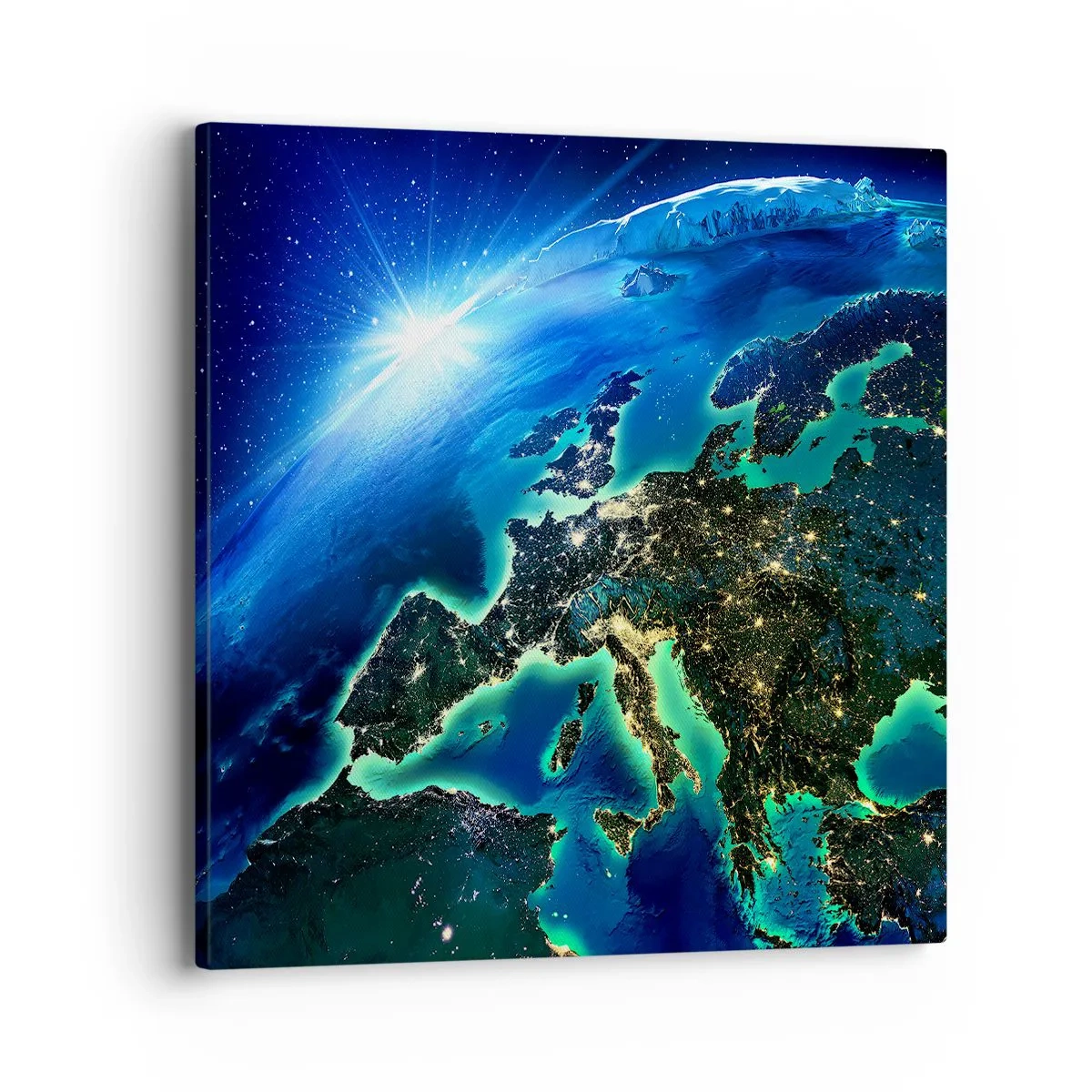 Vászonkép - Ragyogó Európa - 40x40 cm