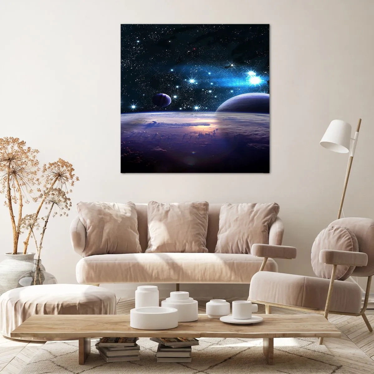 Vászonkép - Még mindig egyedül? - 70x70 cm
