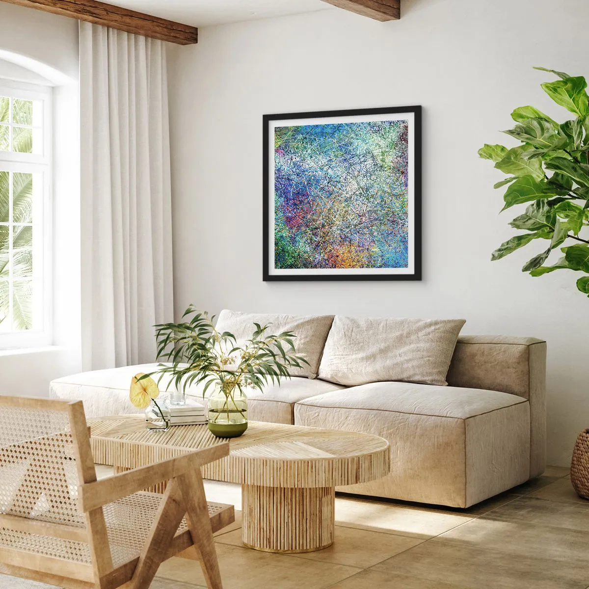 Poszter fehér keretben - Ez nem olyan egyszerű - 60x60 cm