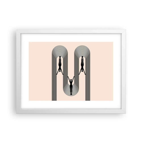 Poszter fekete keretben - Fejjel lefelé - 40x30 cm