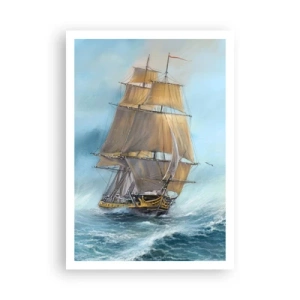 Poszter - A hullámok hullámzása - 70x100 cm