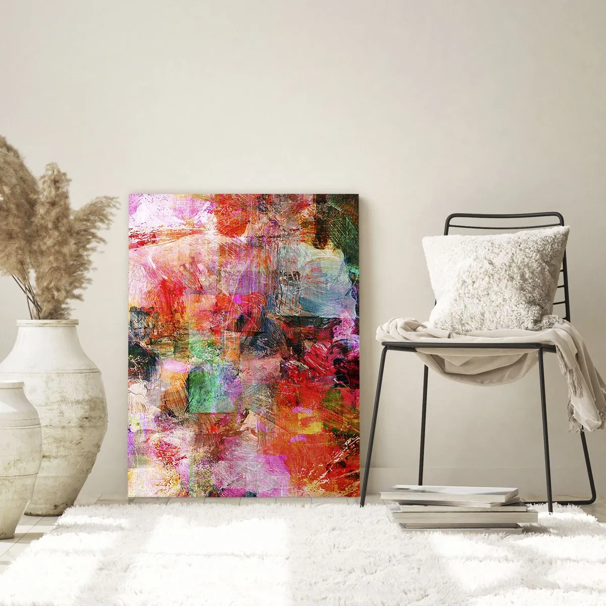 Üveg kép - Utazás a rózsákon át - 50x70 cm