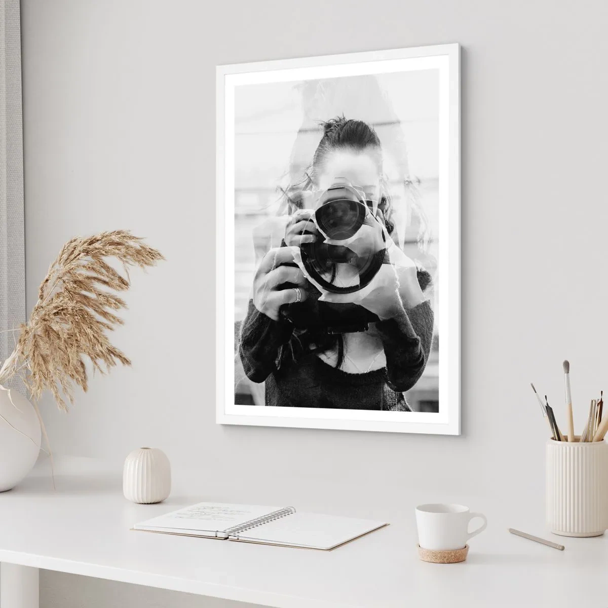 Poszter fekete keretben - Alkotó meg ez eszköze - 70x100 cm