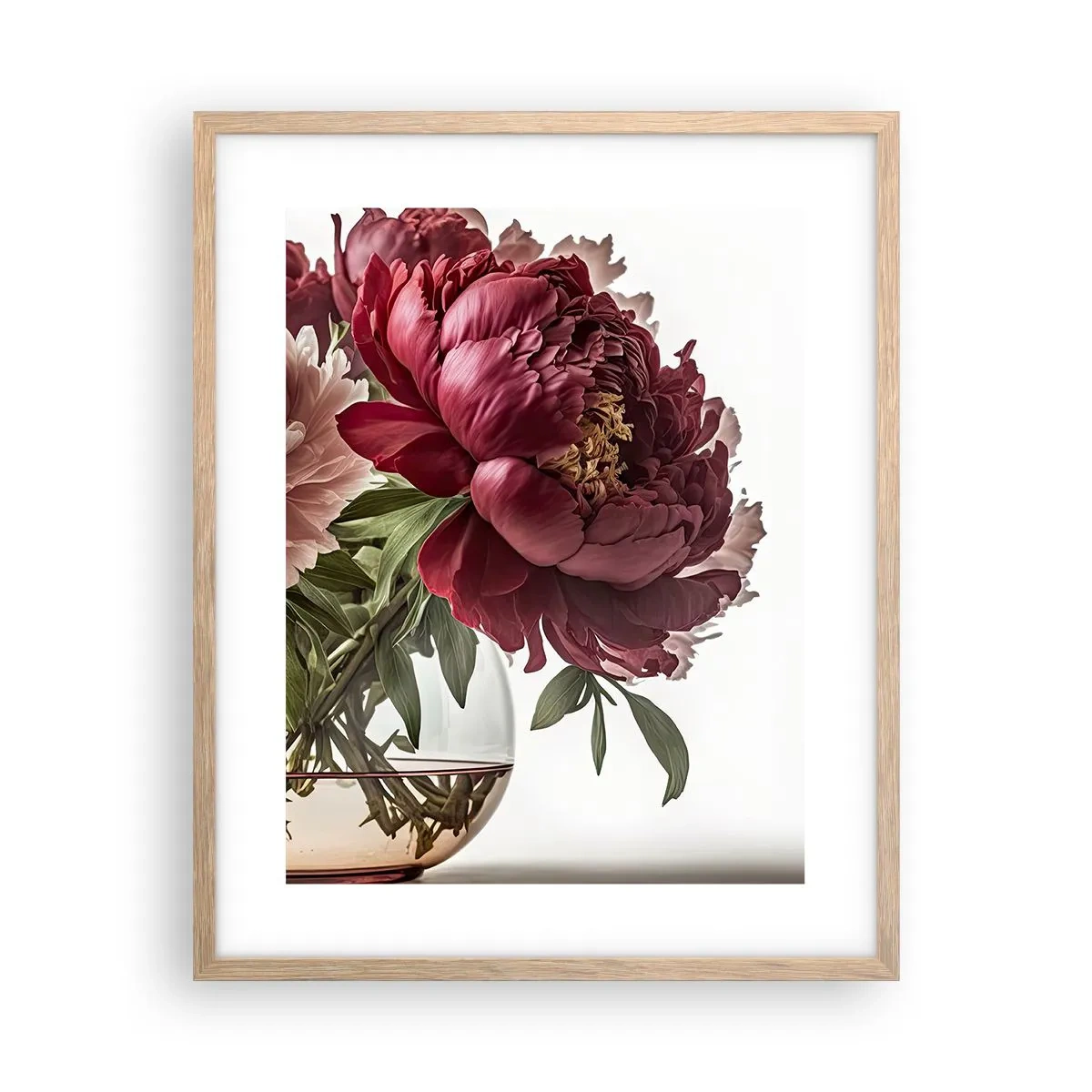 Poszter világos tölgy keretben - A szépség teljes virágzásában - 40x50 cm