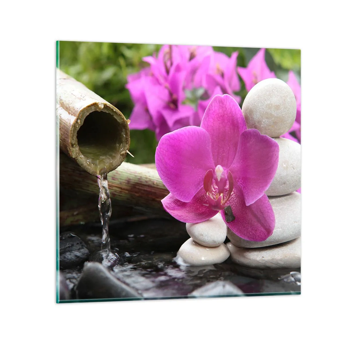 Üveg kép - Már pihensz - 70x70 cm