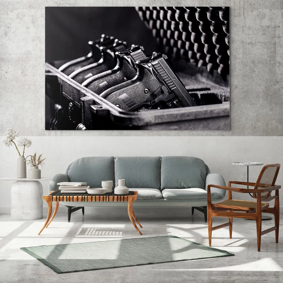 Üveg kép - Férfi sport - 100x70 cm