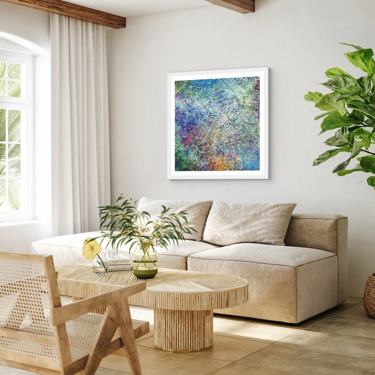 Poszter fekete keretben - Ez nem olyan egyszerű - 60x60 cm