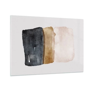 Üveg kép - A föld színeinek kompozíciója - 100x70 cm