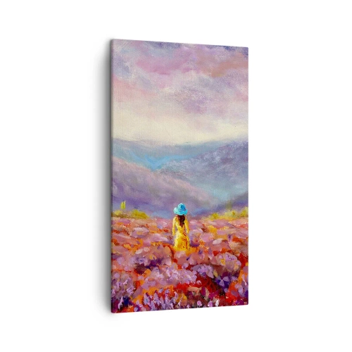 Vászonkép - A levendula világában - 45x80 cm