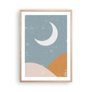 Poszter világos tölgy keretben - A sok éjszaka csodája - 50x70 cm