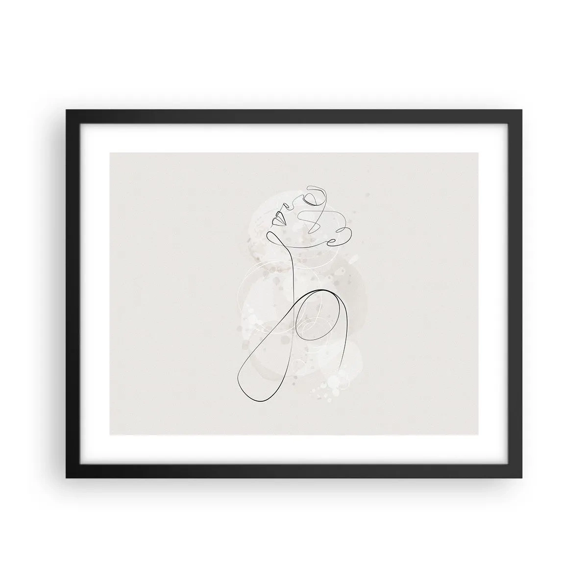 Poszter fehér keretben - A szépség spirálja - 50x40 cm