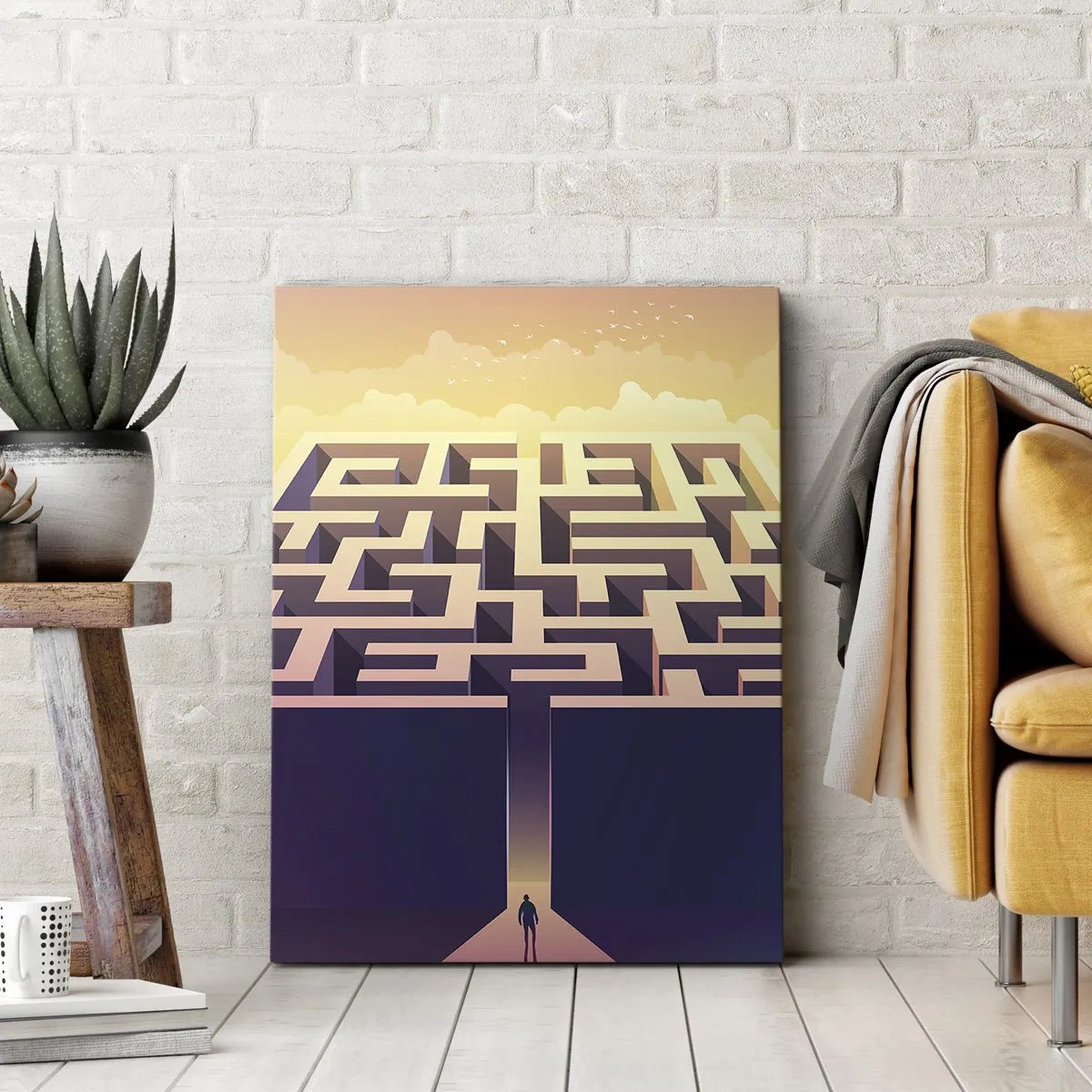 Vászonkép - Döntés ideje - 55x100 cm