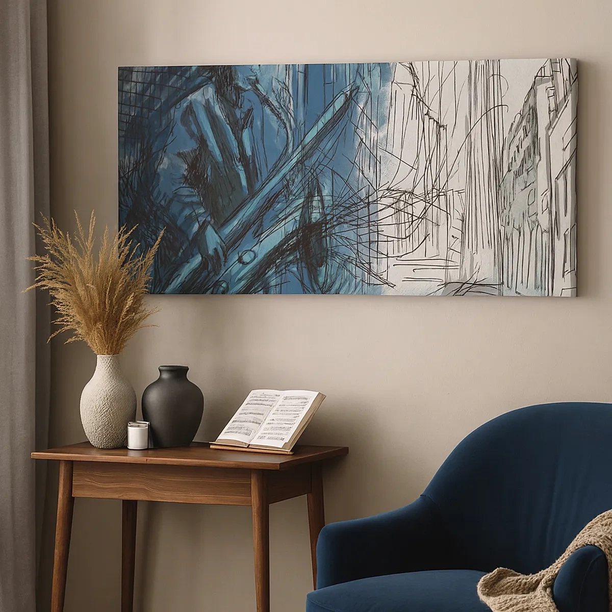 Vászonkép - Városi rapszódia - 30x30 cm