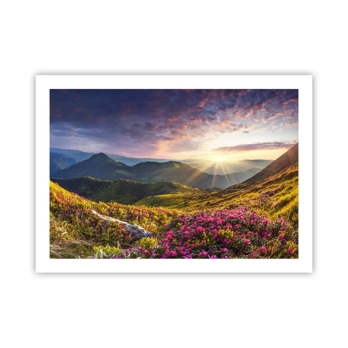 Poszter - A Hegyi reggeli frissesség - 70x50 cm