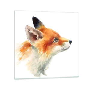 Üveg kép - Óvatosság az első - 70x70 cm