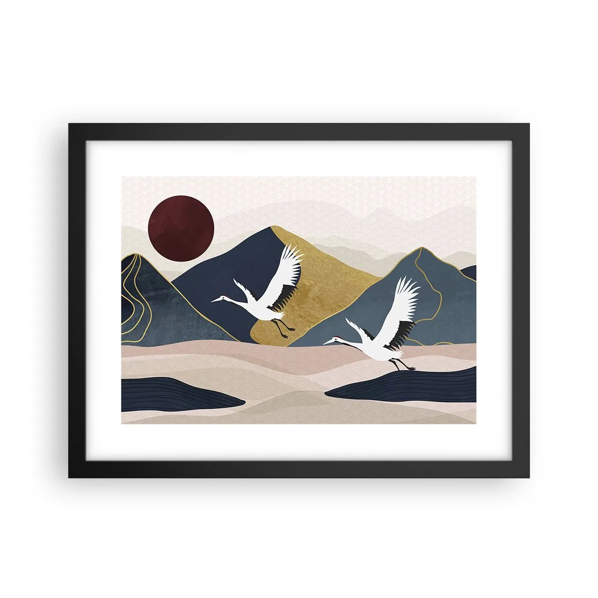 Poszter fehér keretben - És ismét ELREPÜLT a nap - 40x30 cm