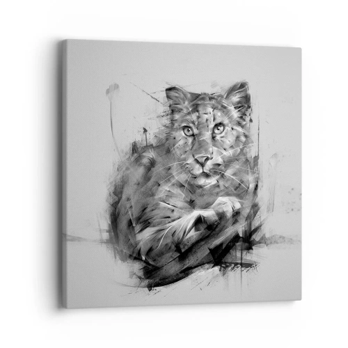 Vászonkép - Igen, figyelmesen hallgatok - 40x40 cm