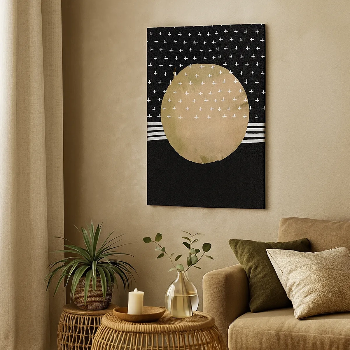 Vászonkép - Kompozíció: a galaxis zászlaja - 50x70 cm