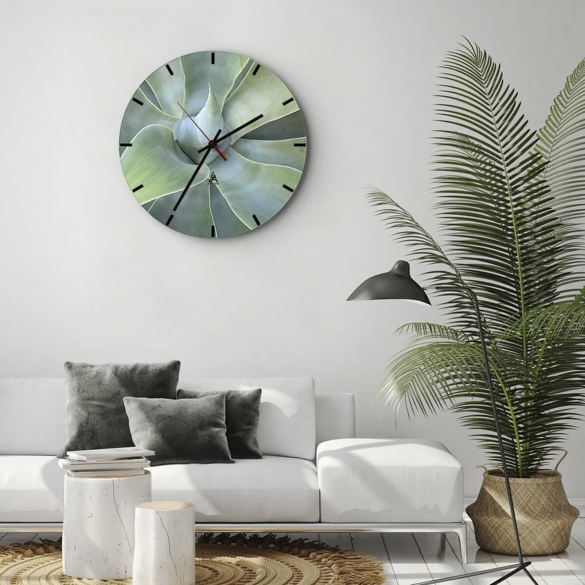 Falióra, Óra - A zöld születése - 40x40 cm