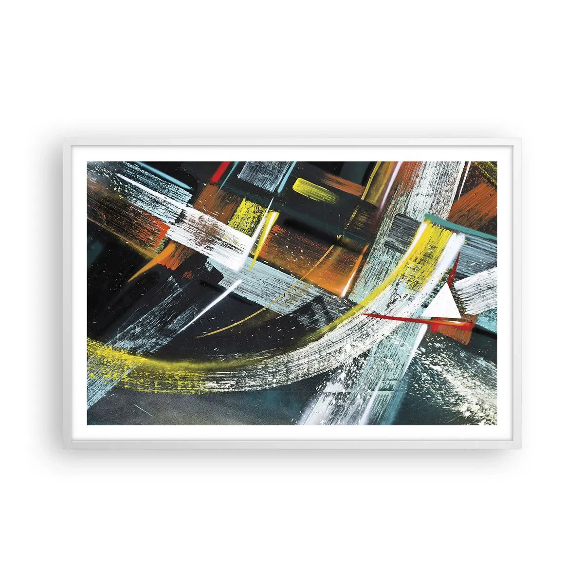 Poszter fekete keretben - A mozgás energiája - 91x61 cm