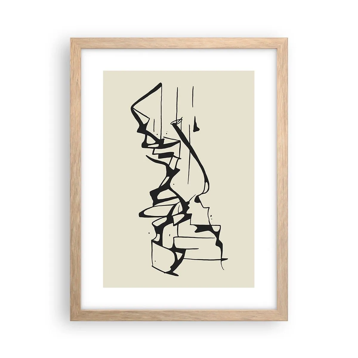 Poszter világos tölgy keretben - Lehet egy táj - 30x40 cm