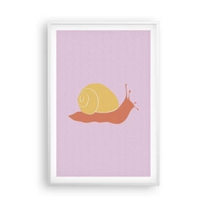 Poszter fekete keretben - Nem kell sietni - 61x91 cm