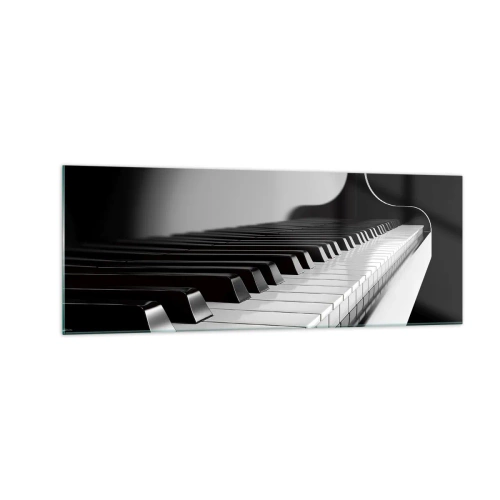 Üveg kép - A formák és színek harmóniája - 140x50 cm