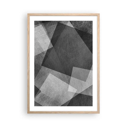 Poszter világos tölgy keretben - A tartósság és a rend örök szimbóluma - 50x70 cm