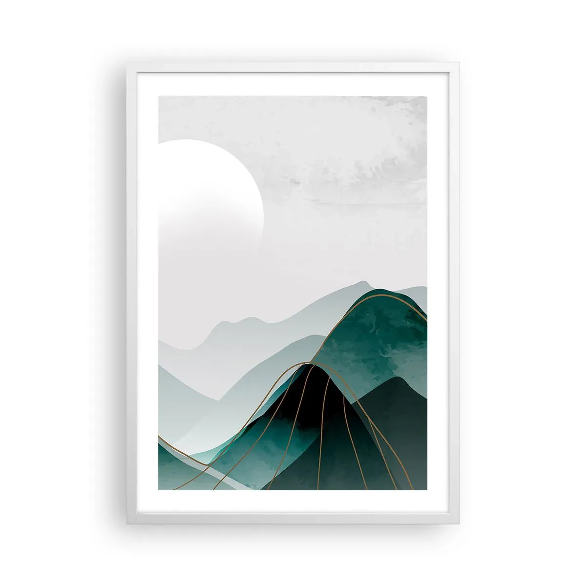 Poszter fekete keretben - Teljes fenségben - 50x70 cm