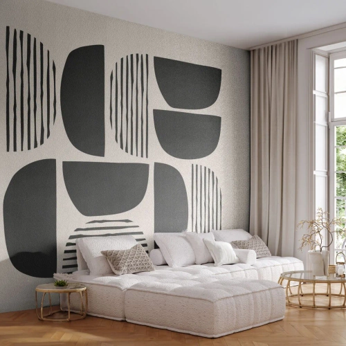 Fotótapéta Premium Canvas - Félszívű megállapodások - Boho, Darab, Minimalizmus - 450x315 cm