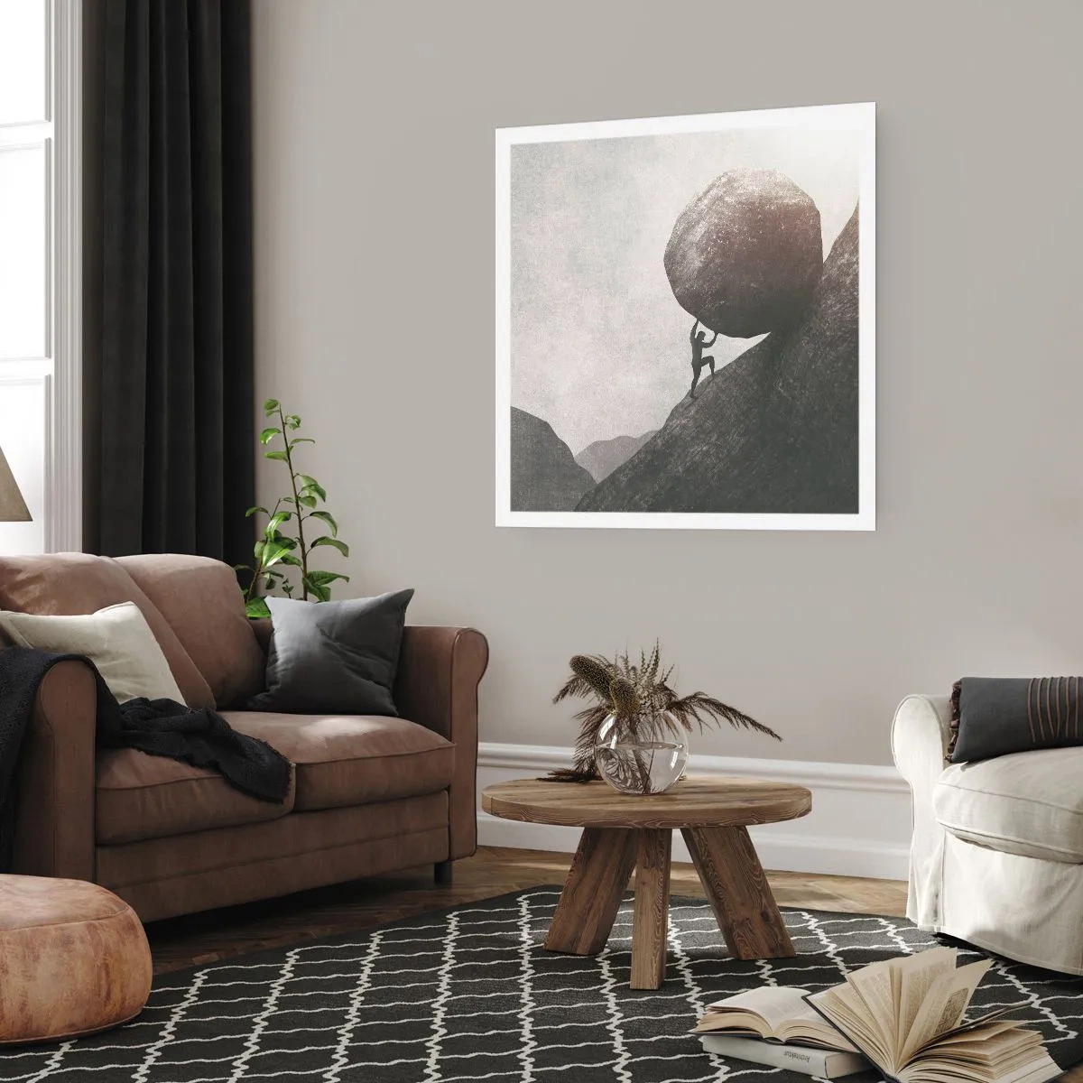 Poszter - Hiszek minden remény ellenére  - 50x50 cm