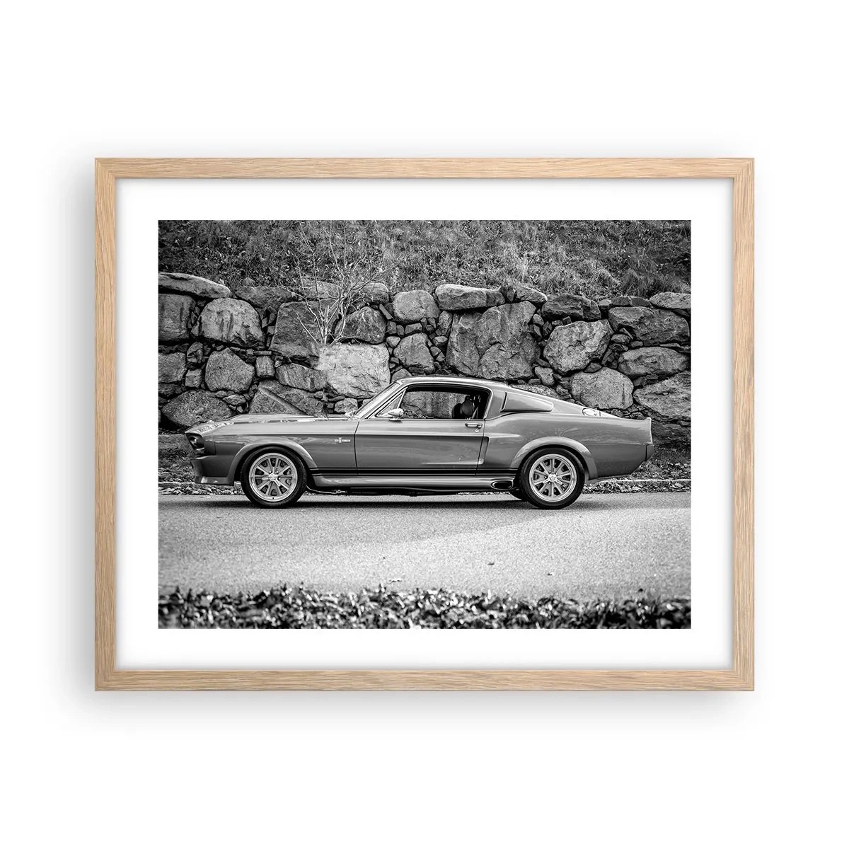 Poszter világos tölgy keretben - A 60-as évek legendája - 50x40 cm