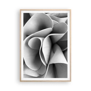 Poszter világos tölgy keretben - Az űrben történik - 70x100 cm