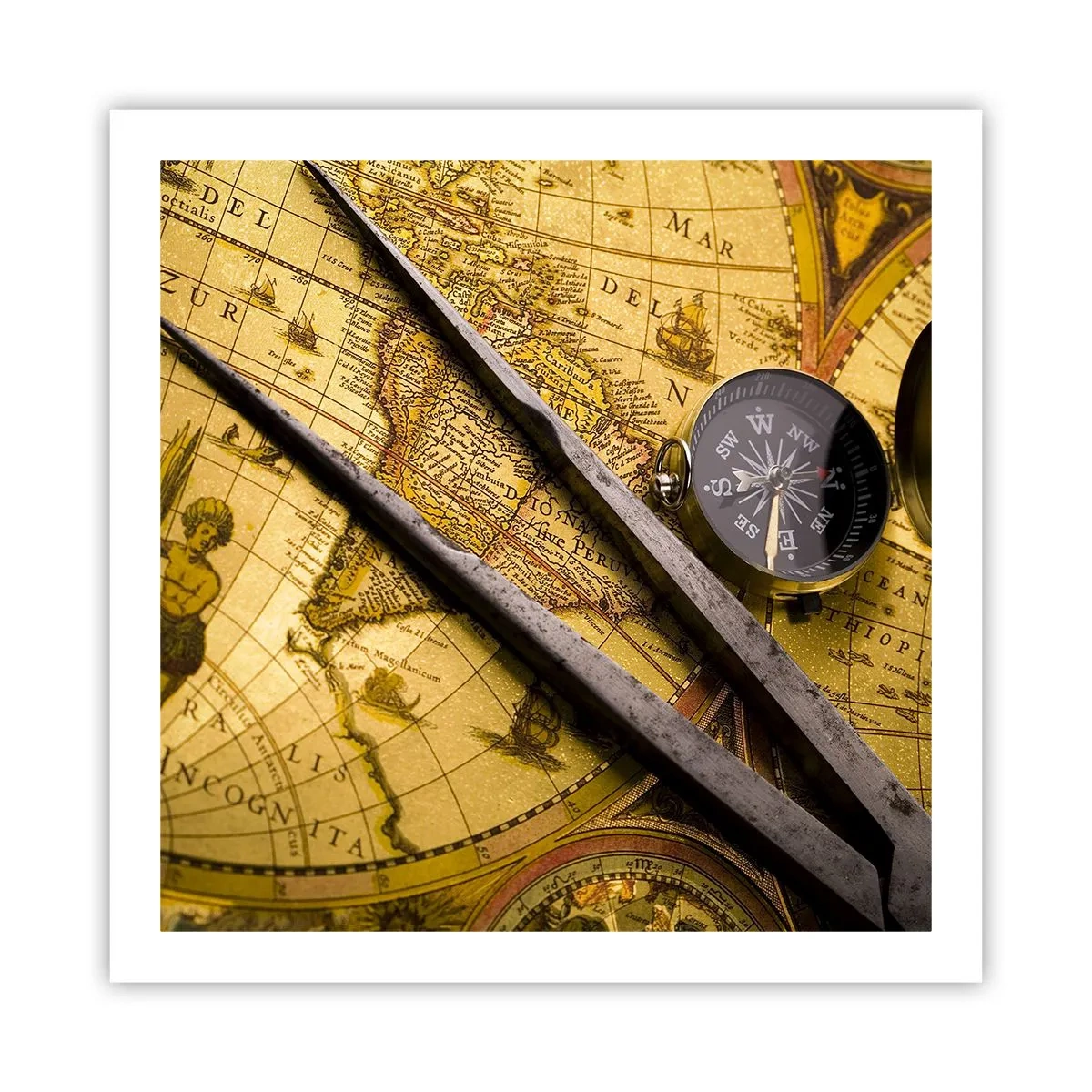 Poszter - Hol vannak ezek a kincsek? - 60x60 cm