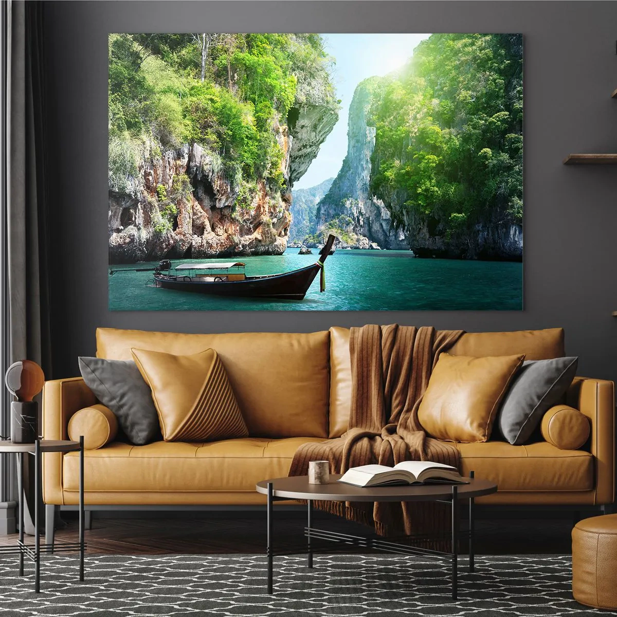 Üveg kép - Meghívás egy egzotikus utazásra - 100x70 cm
