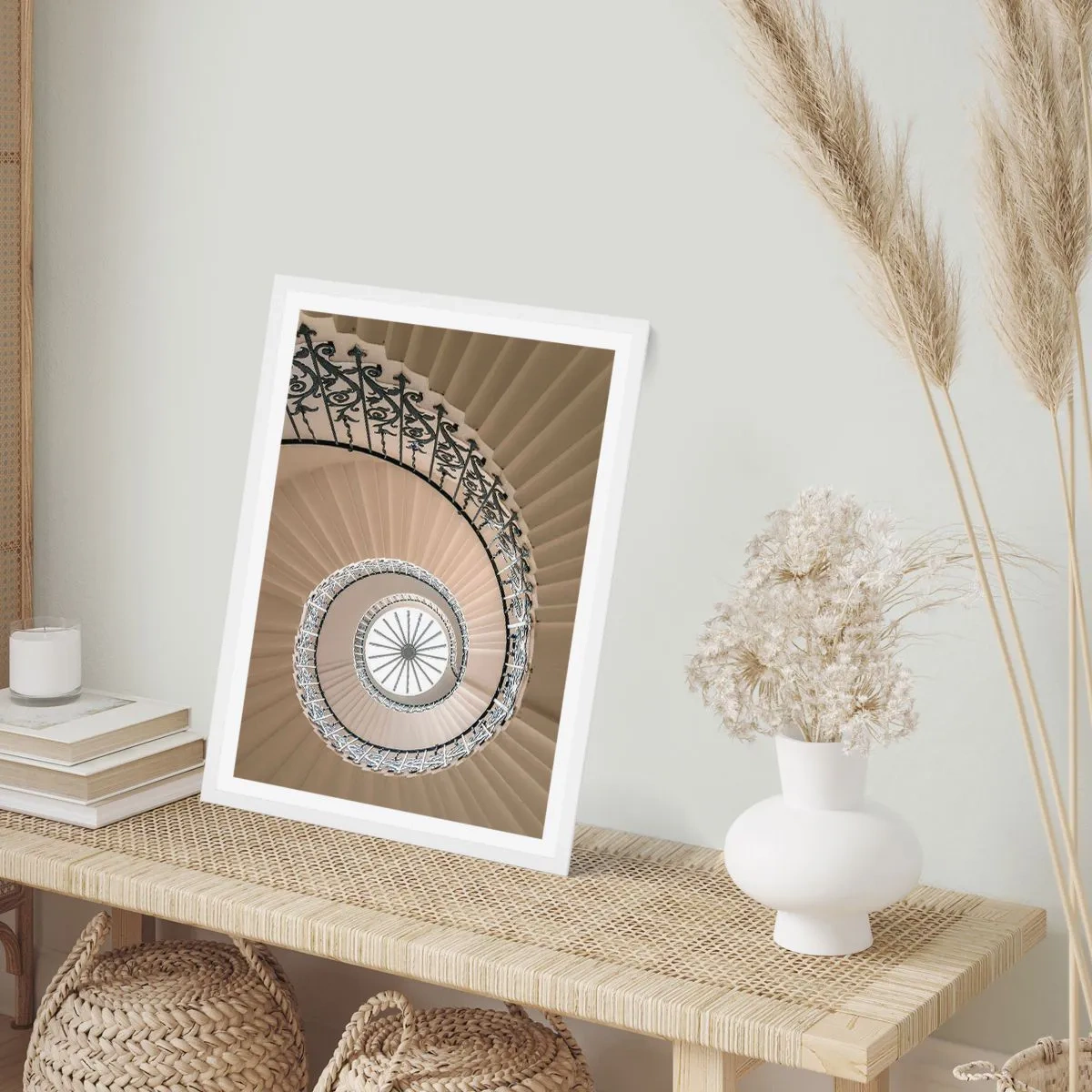 Poszter fekete keretben - Egy kagyló közepén - 30x40 cm