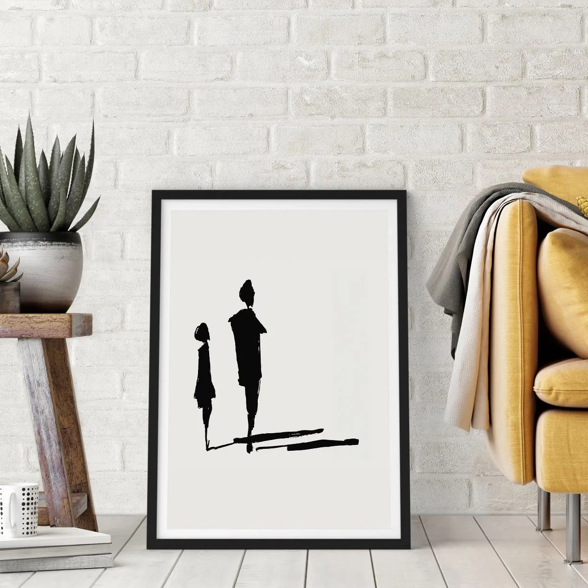 Poszter fehér keretben - Biztosan együtt? - 70x100 cm