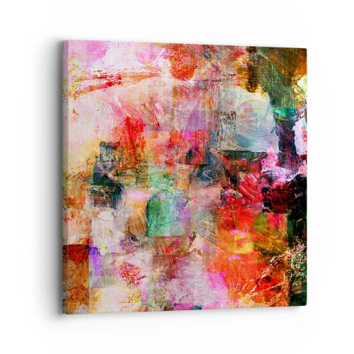 Vászonkép - Utazás a rózsákon át - 30x30 cm