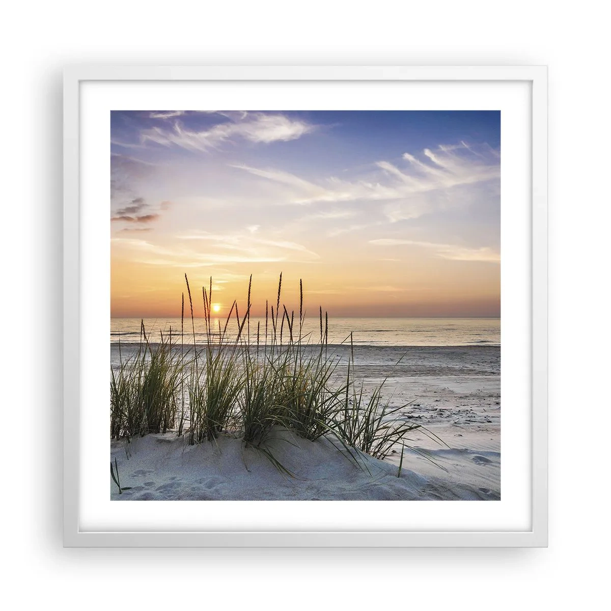 Poszter fekete keretben - Nézz, gondolkozz, érezz - 50x50 cm