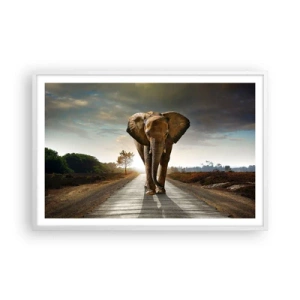 Poszter fekete keretben - És egyáltalán nem porcelánraktárban - 91x61 cm