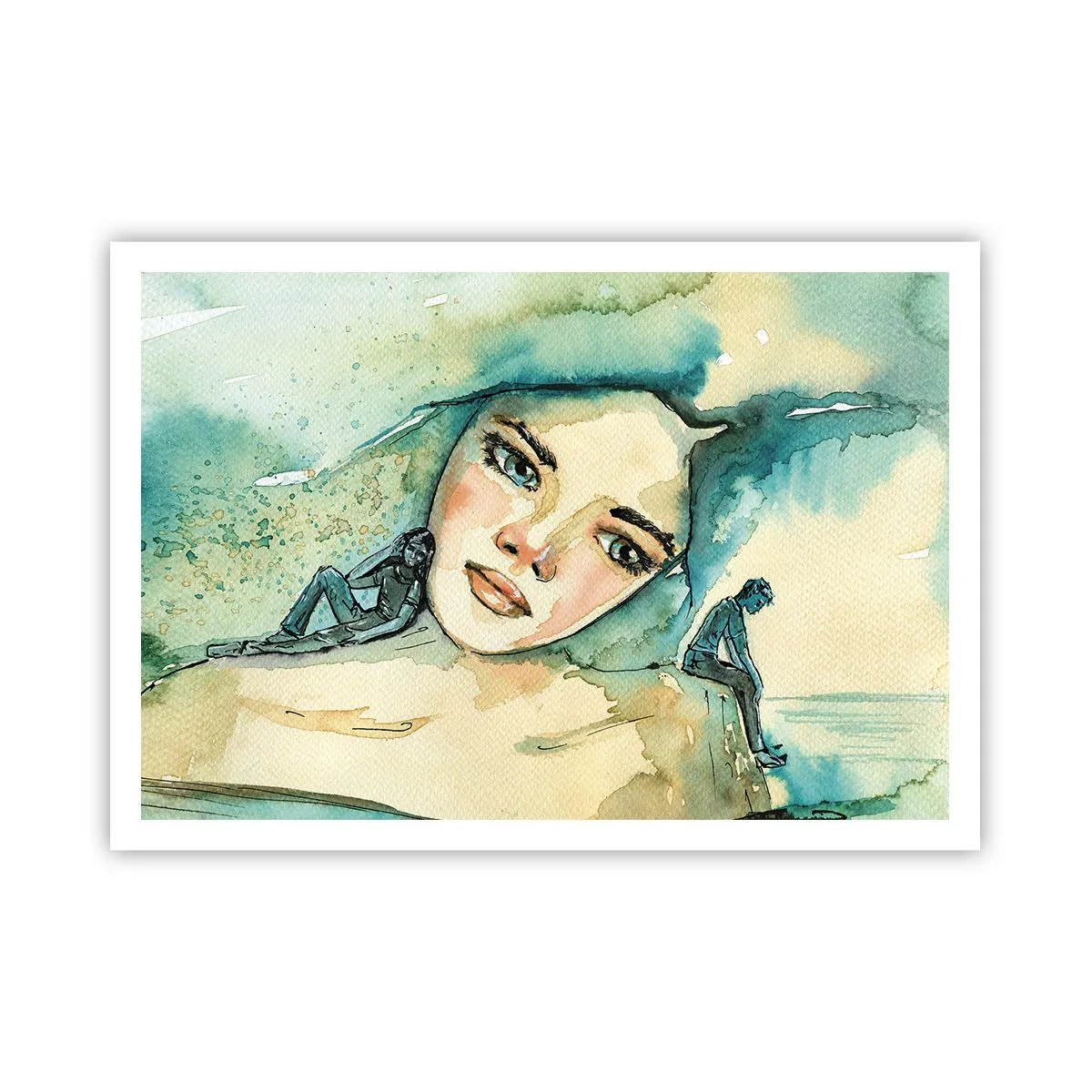 Poszter - Am I blue? - 100x70 cm
