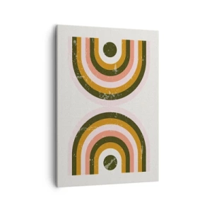 Vászonkép - Iker absztrakció - 50x70 cm