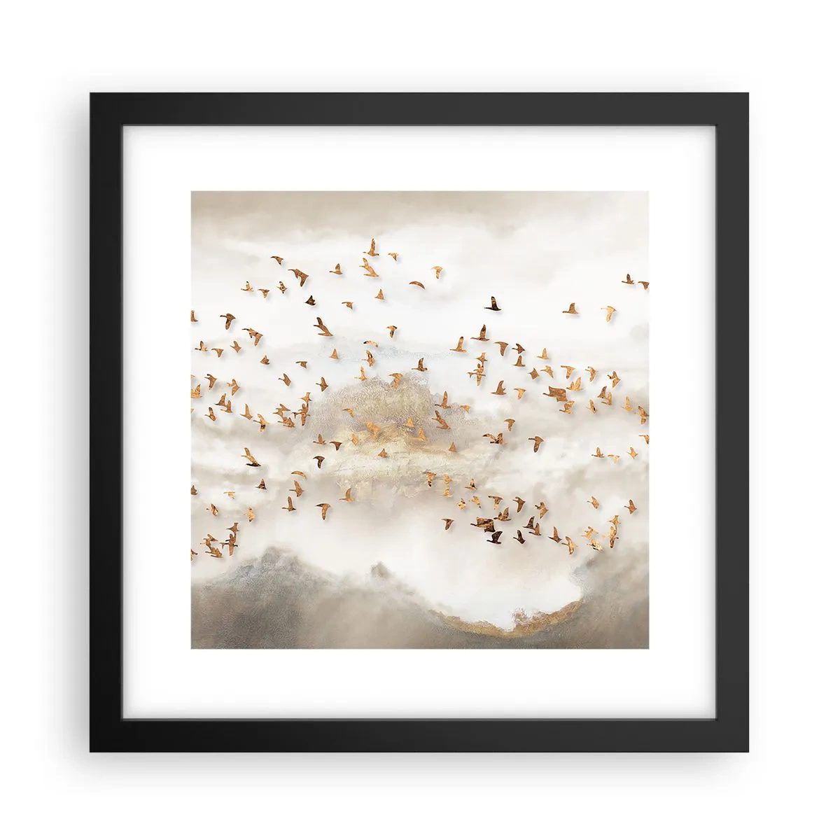 Poszter fehér keretben - Itt az idő... - 30x30 cm