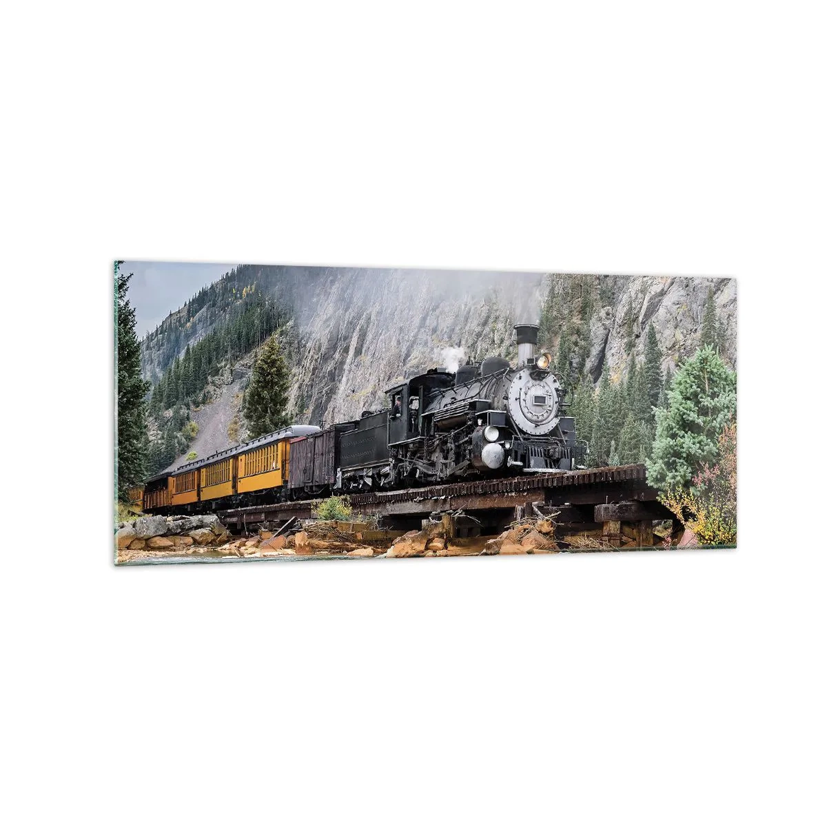 Üveg kép - Hova? Hova? - 120x50 cm