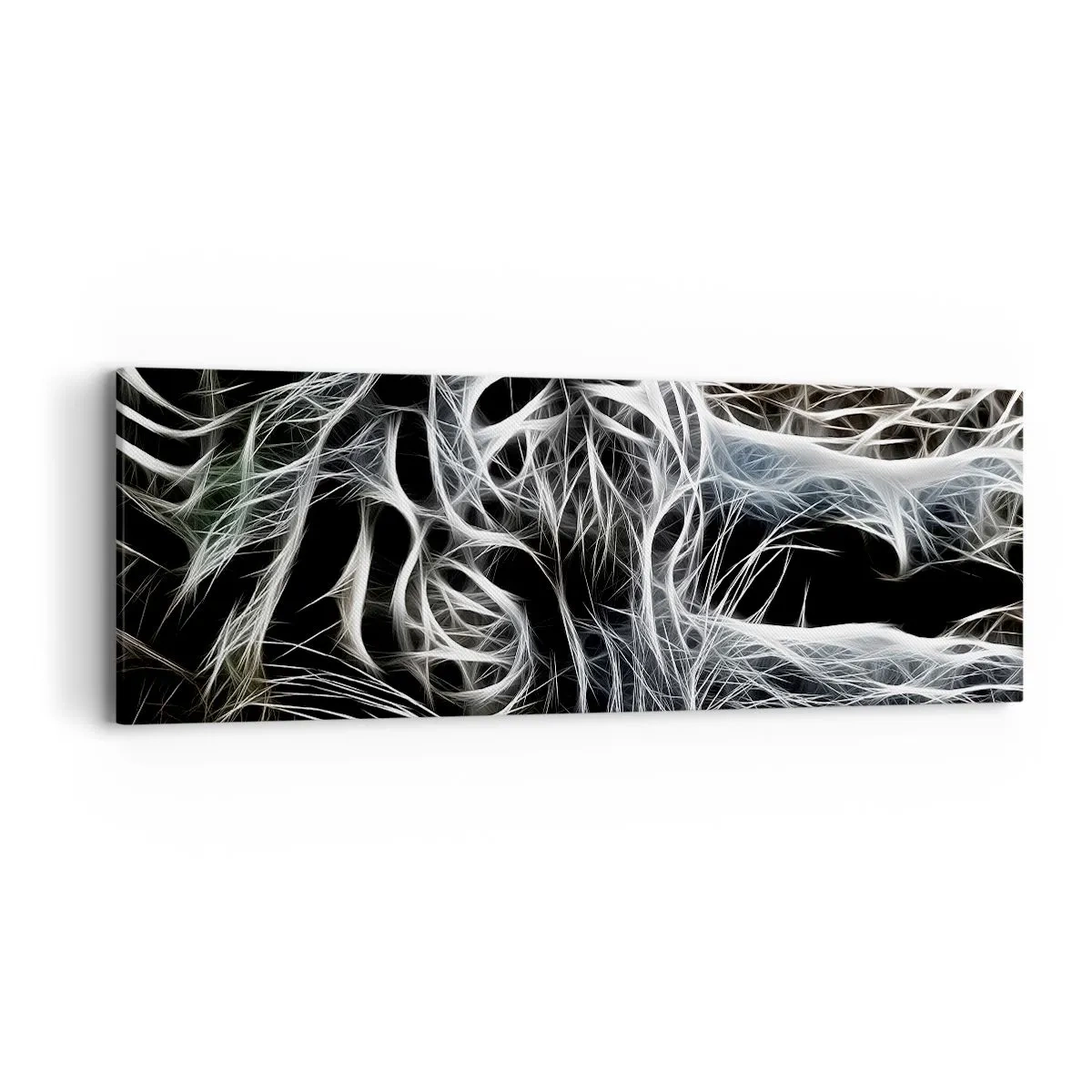 Vászonkép - Tanulmány a macska könnyedségéről - 90x30 cm
