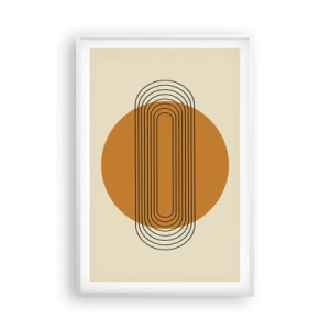 Poszter fekete keretben - Tökéletes terv - 61x91 cm