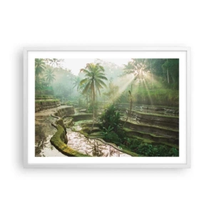 Poszter fekete keretben - Felnőni a napon - 70x50 cm